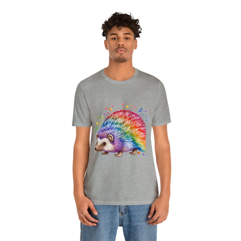 Rainbow Hedgehog - Short Sleeve Tee